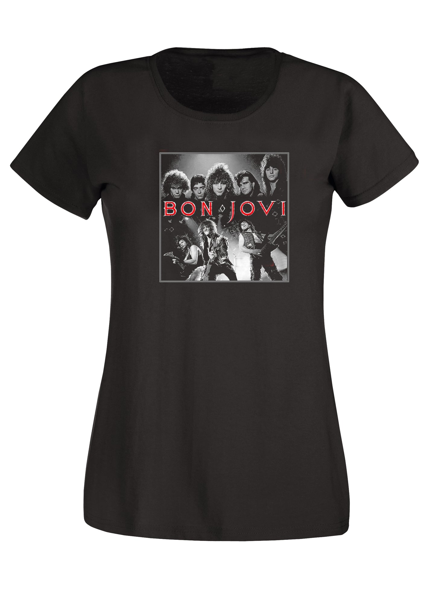 Bon Jovi Retro Tshirt Lady fit