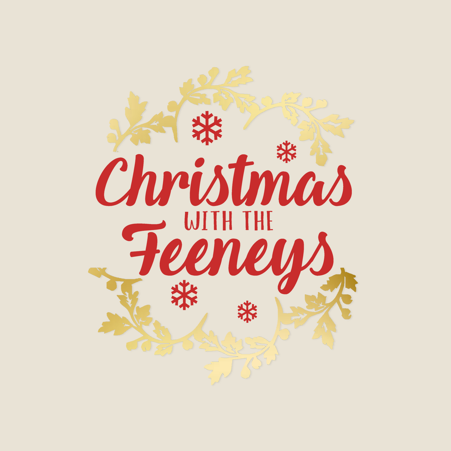 Family Christmas Cushion