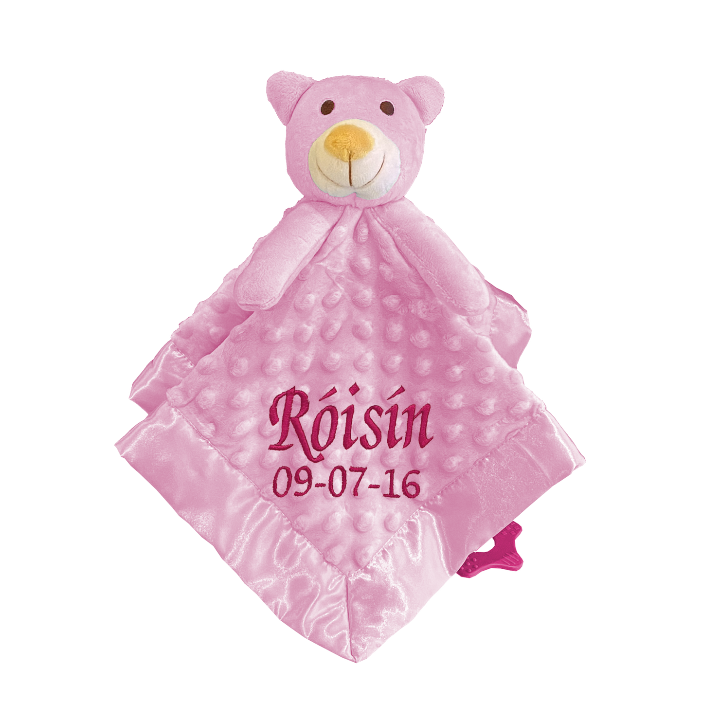 Embroidered baby gift Comforter girl boy dublin ireland