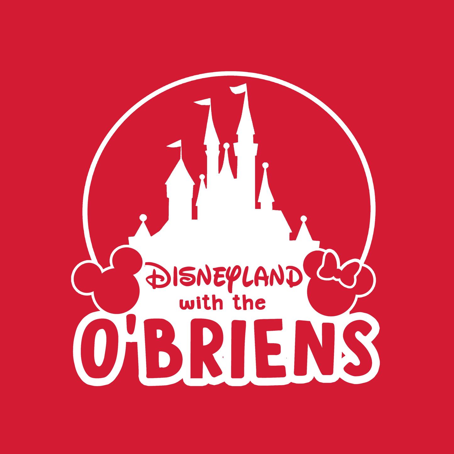 Disneyland With The Family - Red