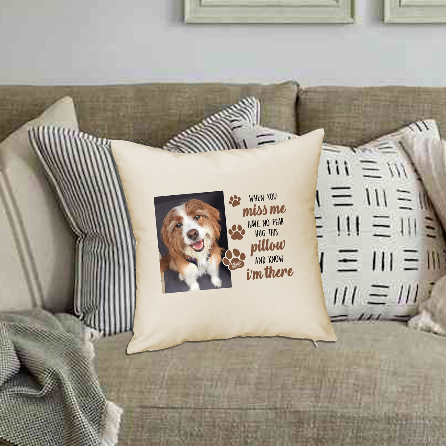Dog Memorial Cushion