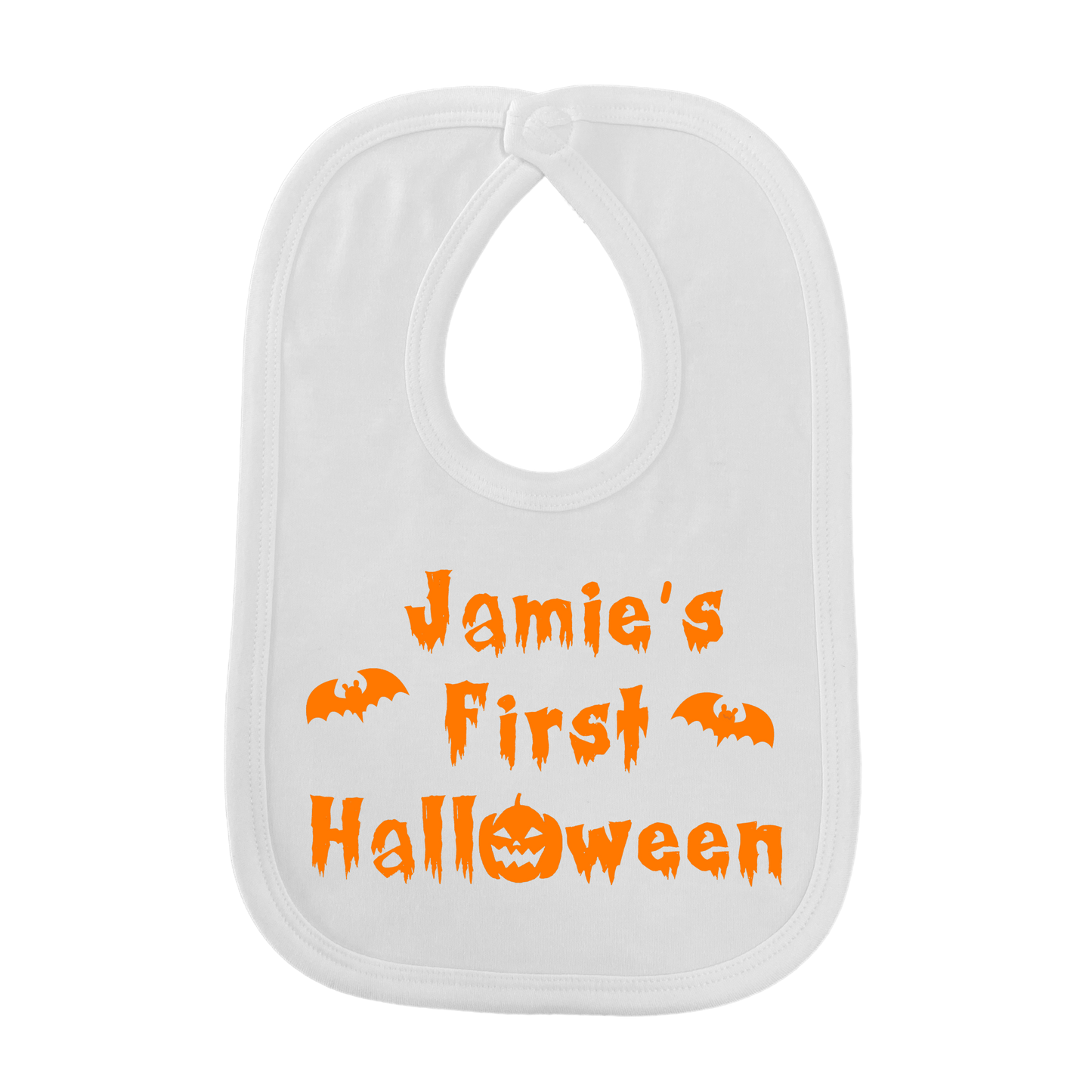First Halloween Bib