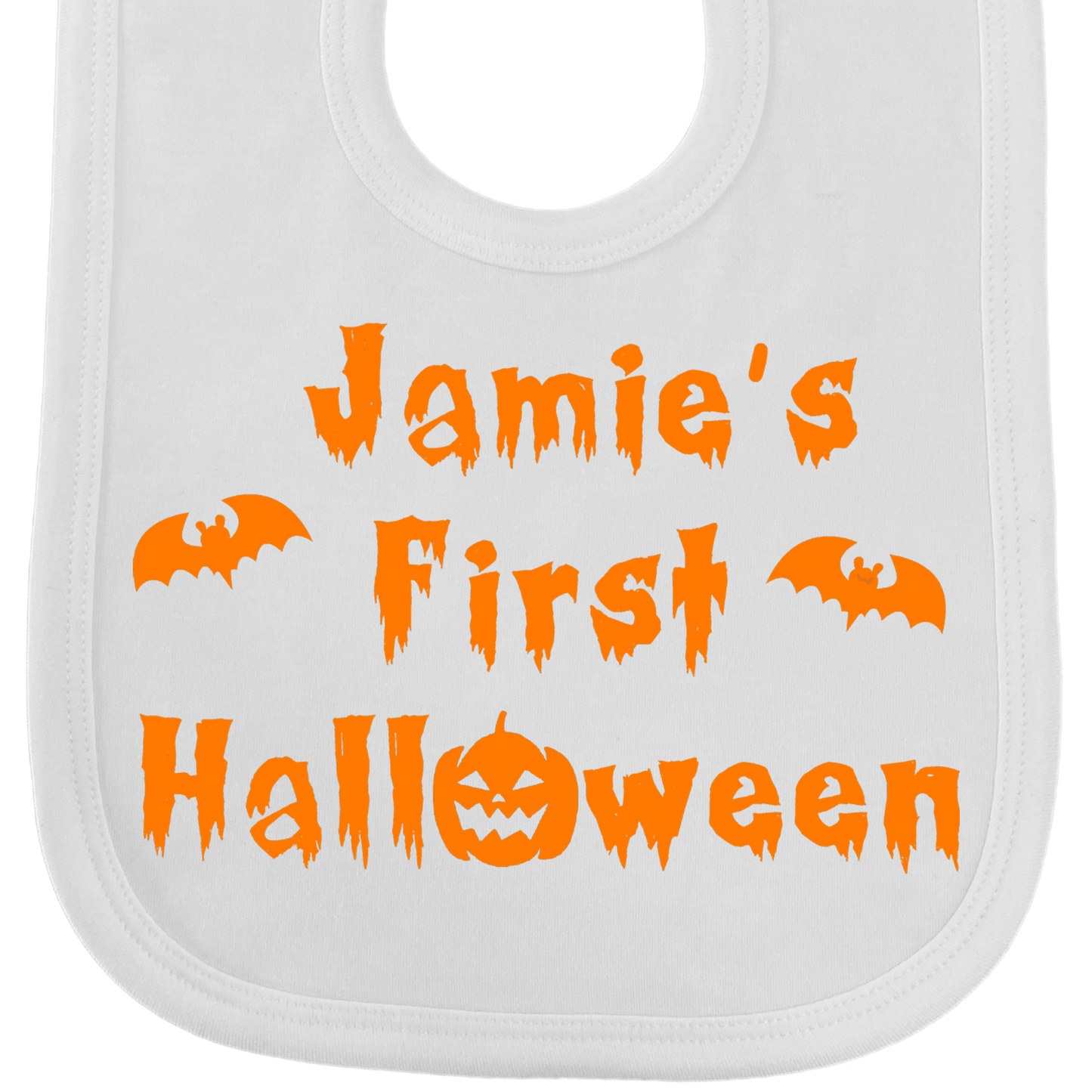 1st Halloween Bib