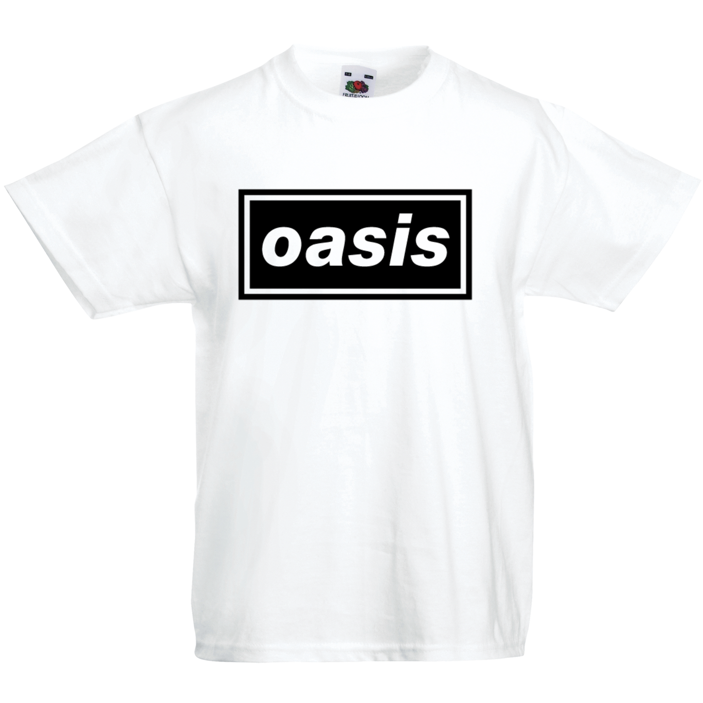 OASIS logo on white tshirt kids