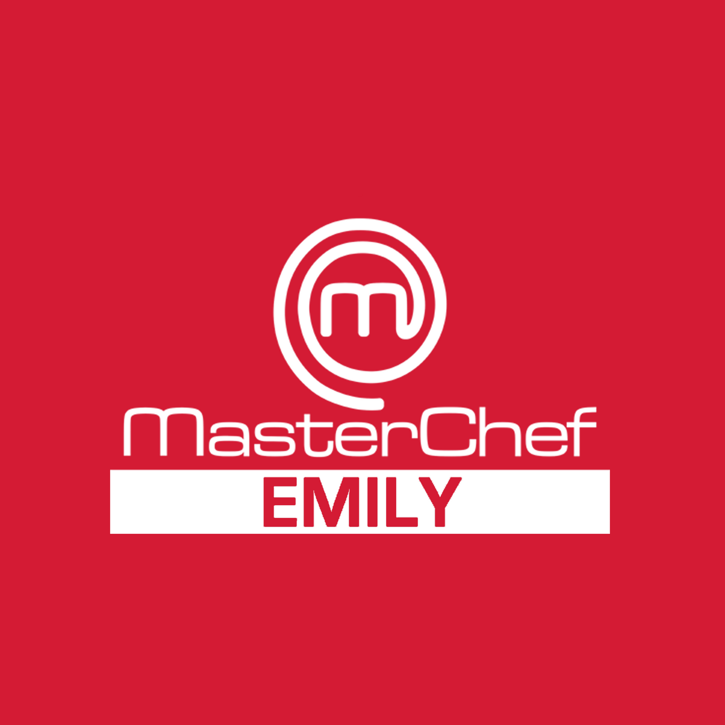 Red Master Chef Apron