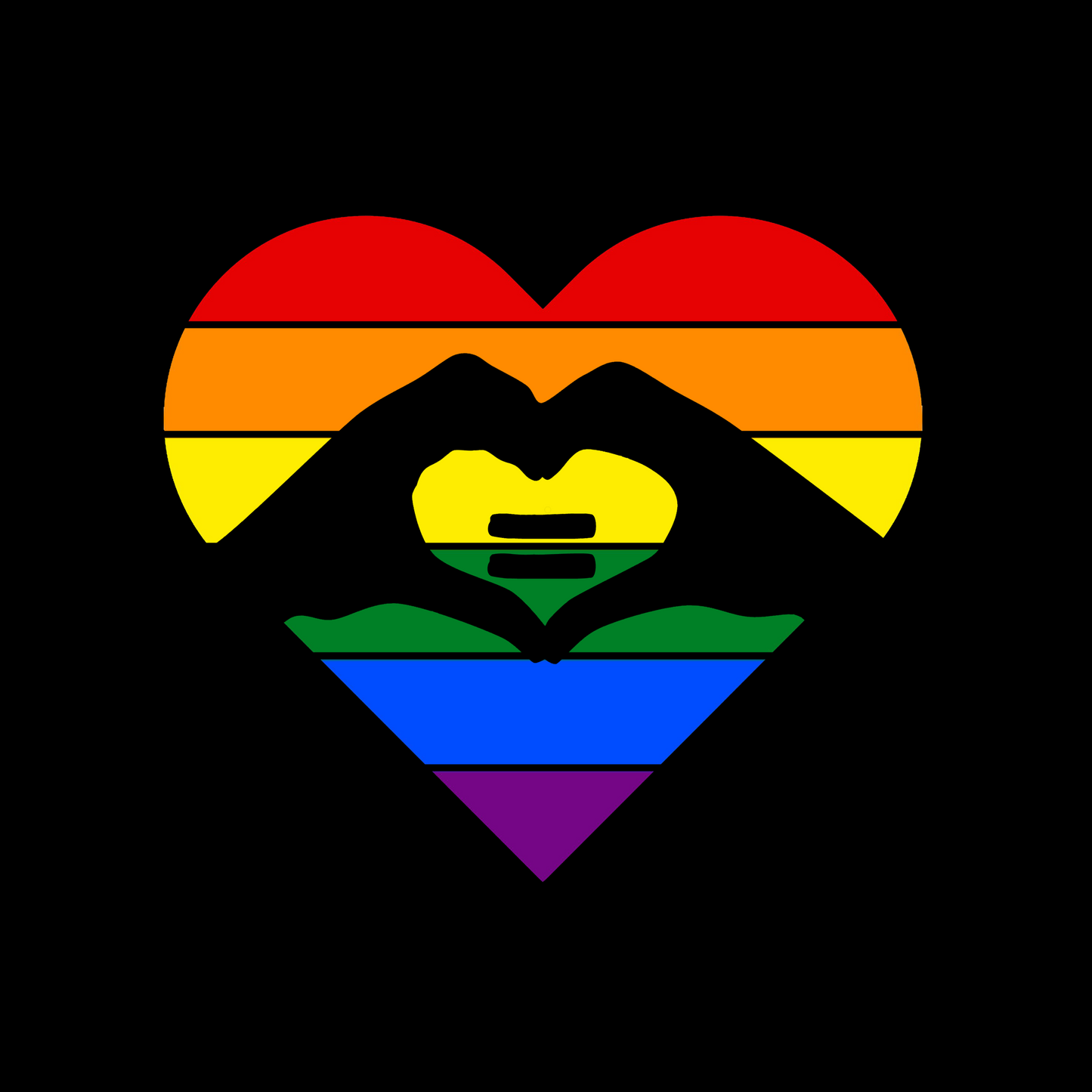 Rainbow Heart