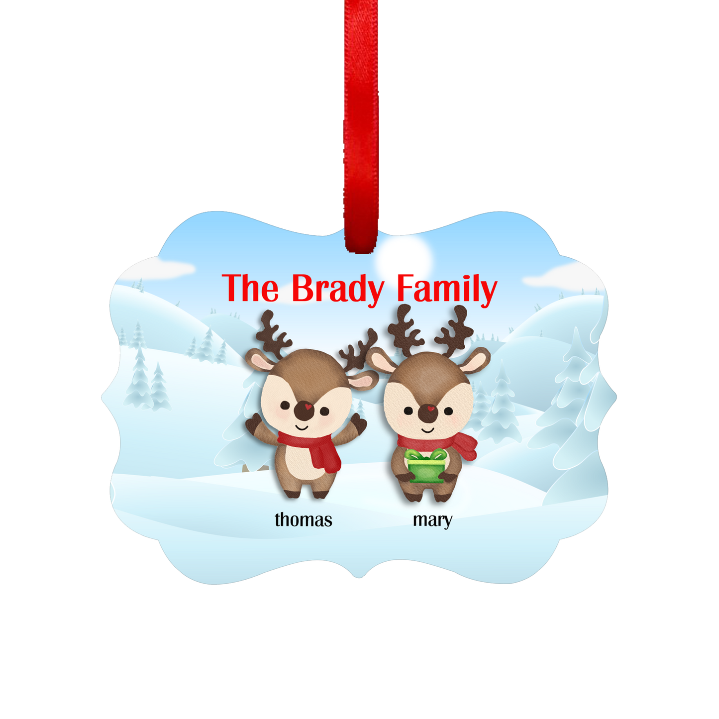 Custom Christmas Ornament
