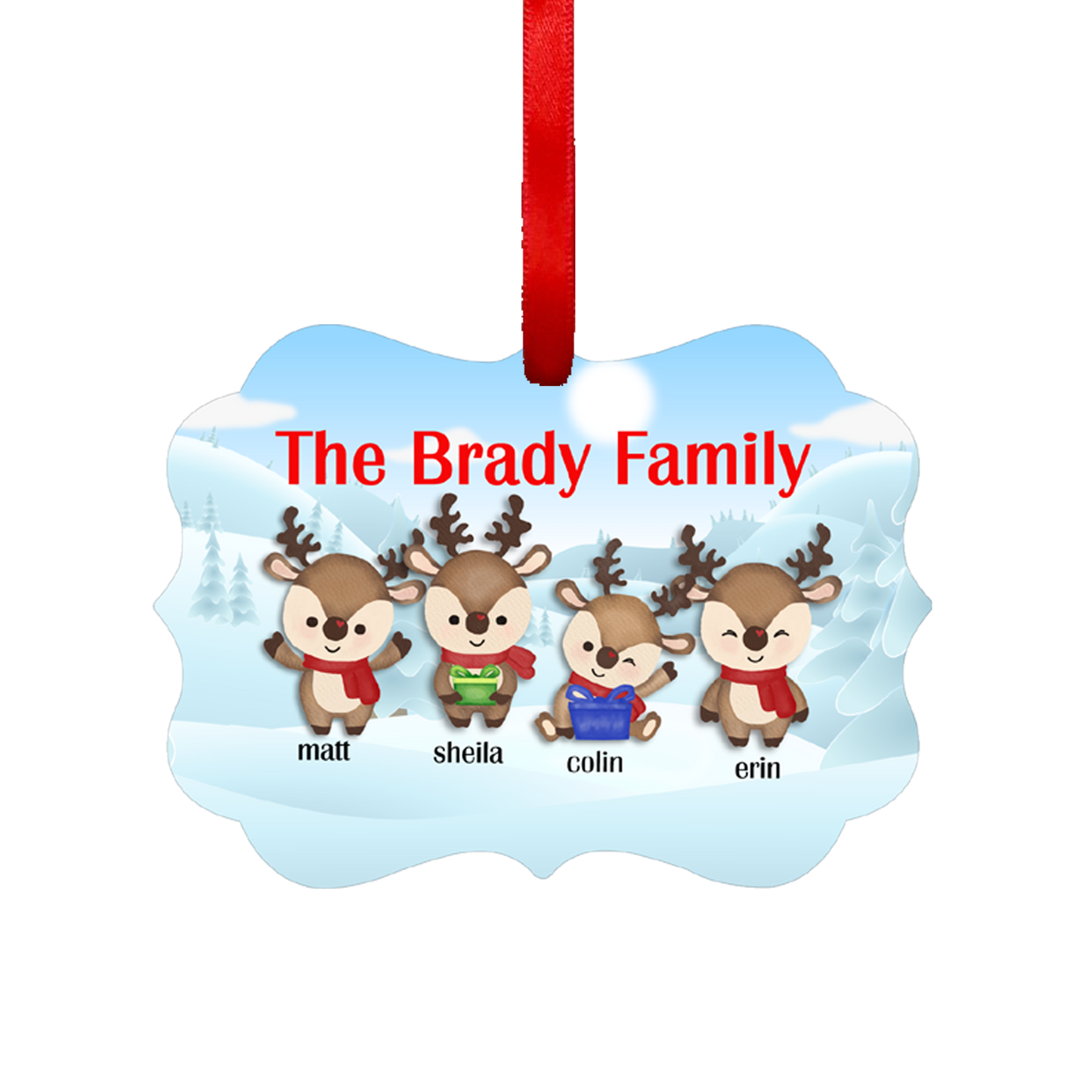 Custom Christmas Ornament