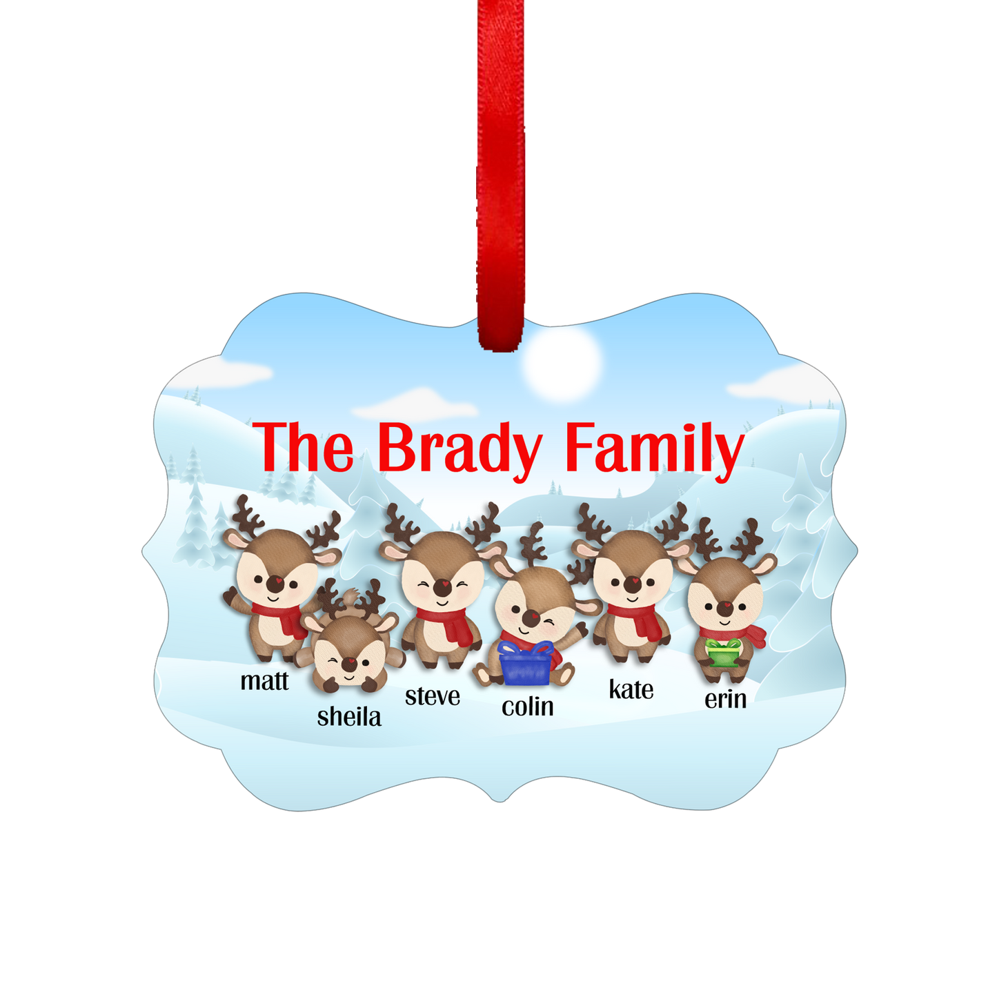 Custom Christmas Ornament