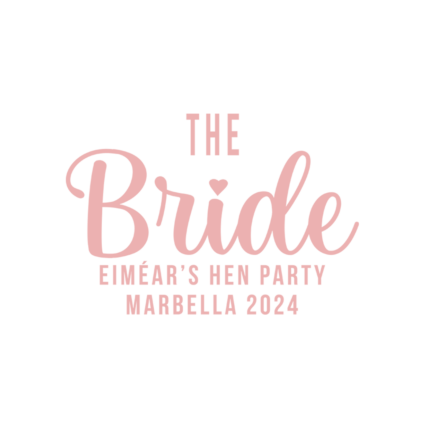 The Bride - Light Pink