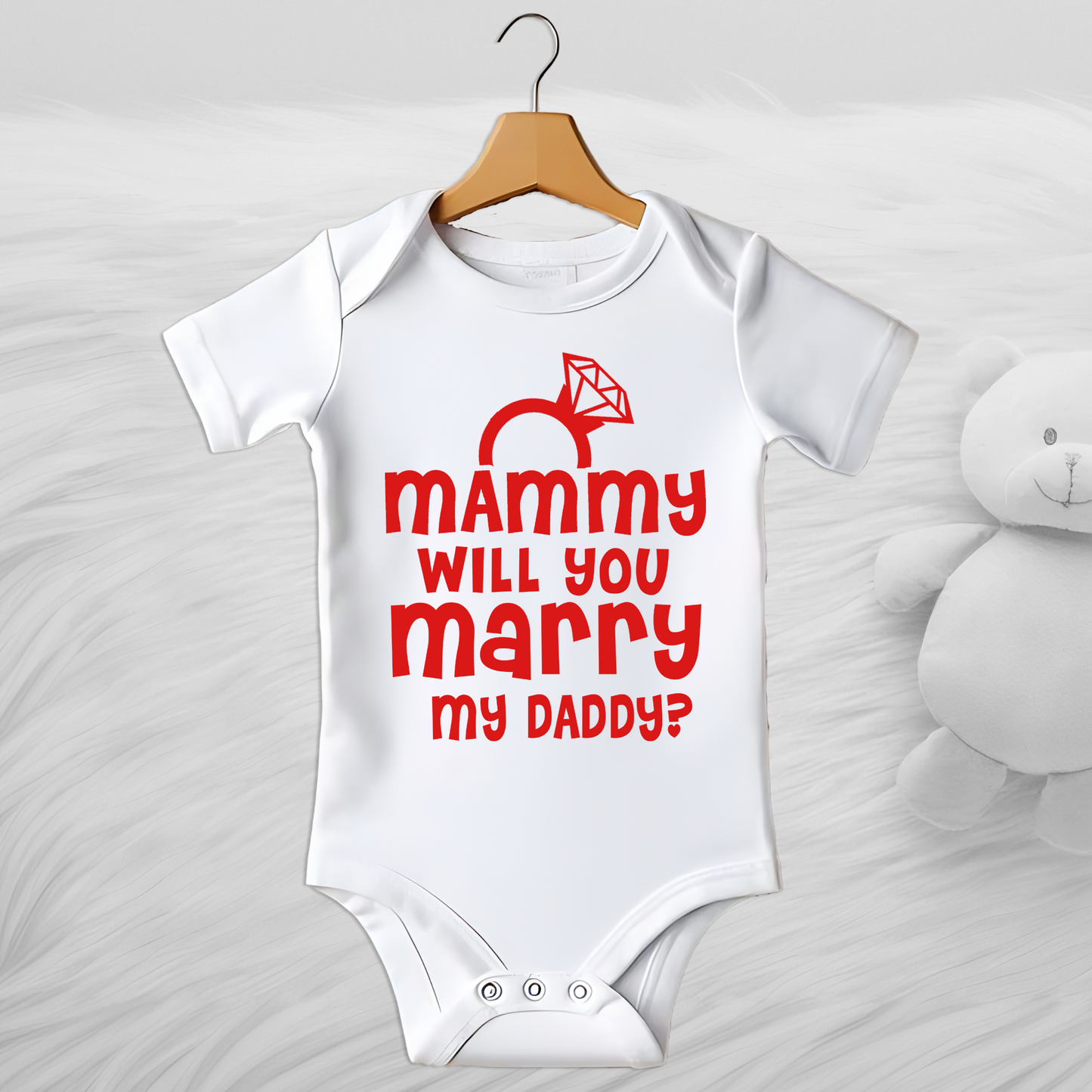 Mammy Will You Marry My Daddy? Babygrow