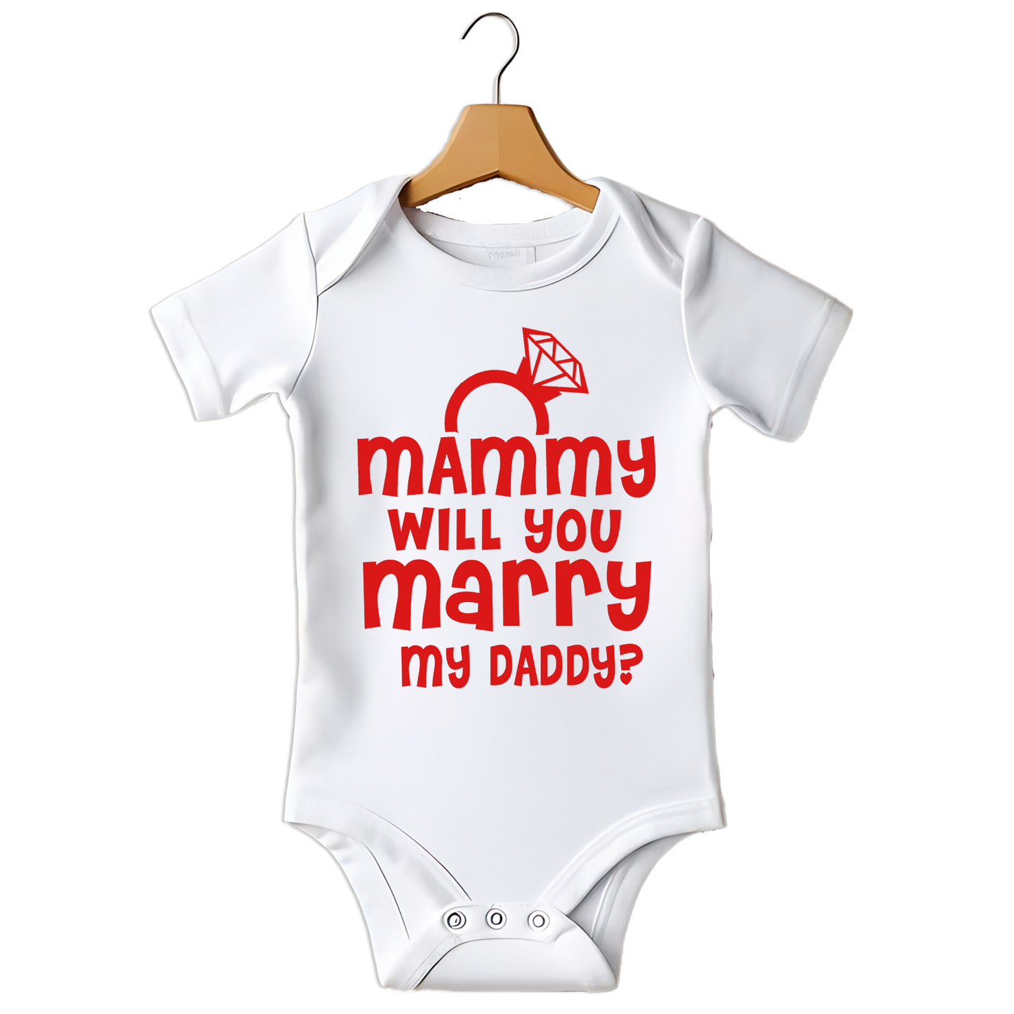 Mammy Will You Marry My Daddy? Babygrow