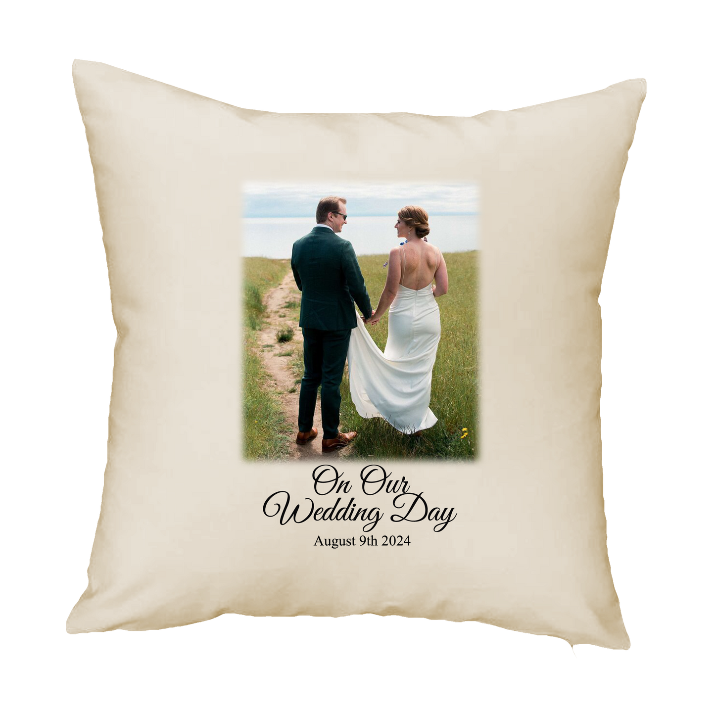 Wedding Canvas Cushion Gift Photo