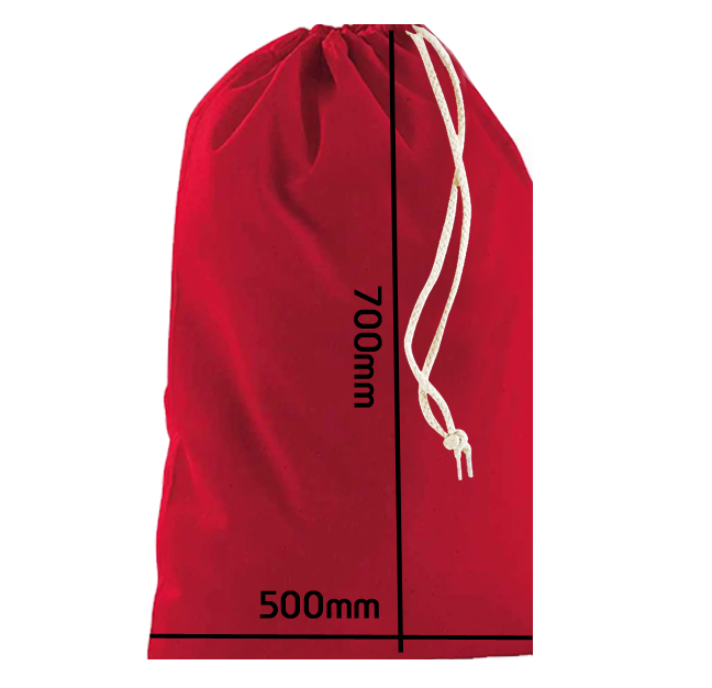 Christmas Red Vintage Sack