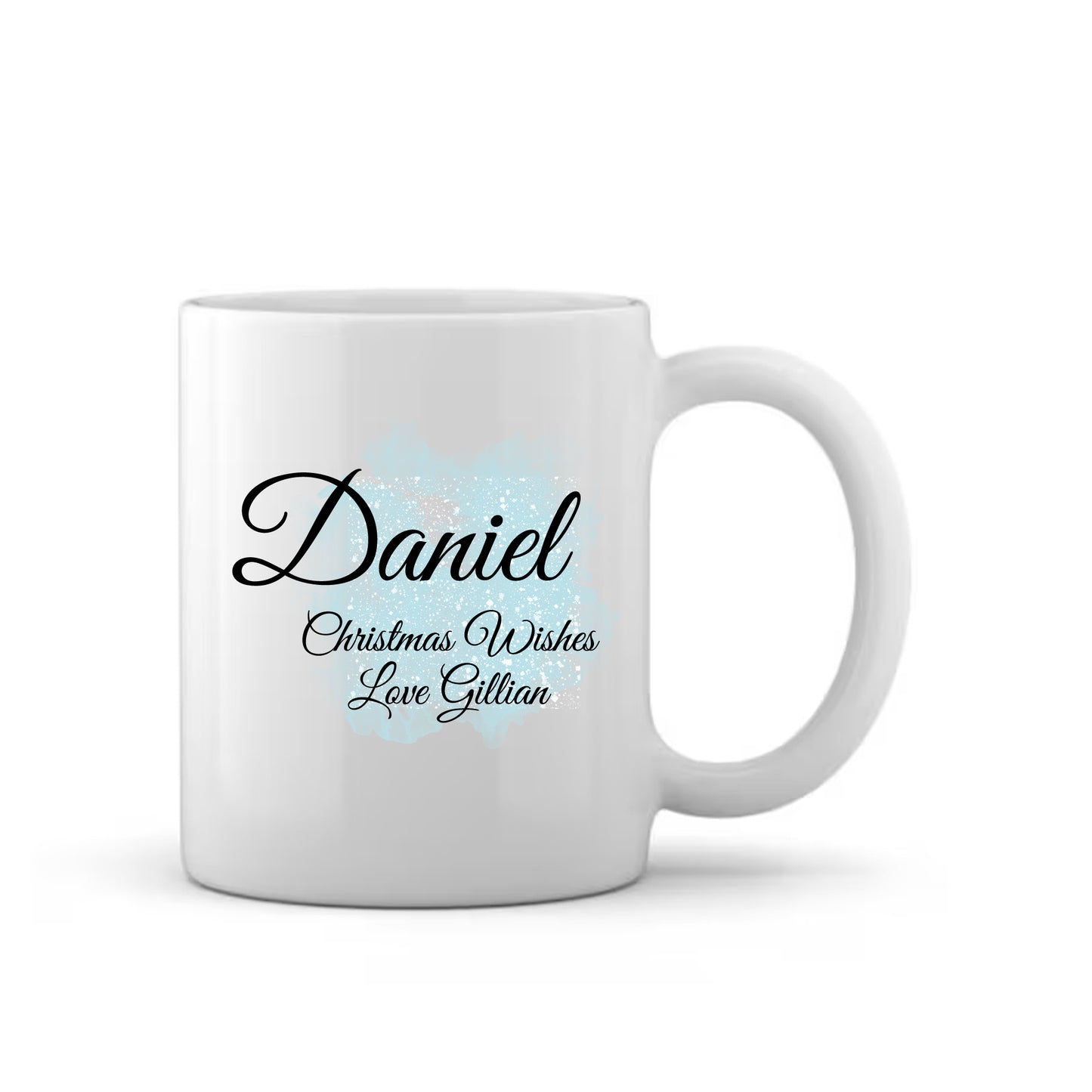 christmas tree red pick up mug