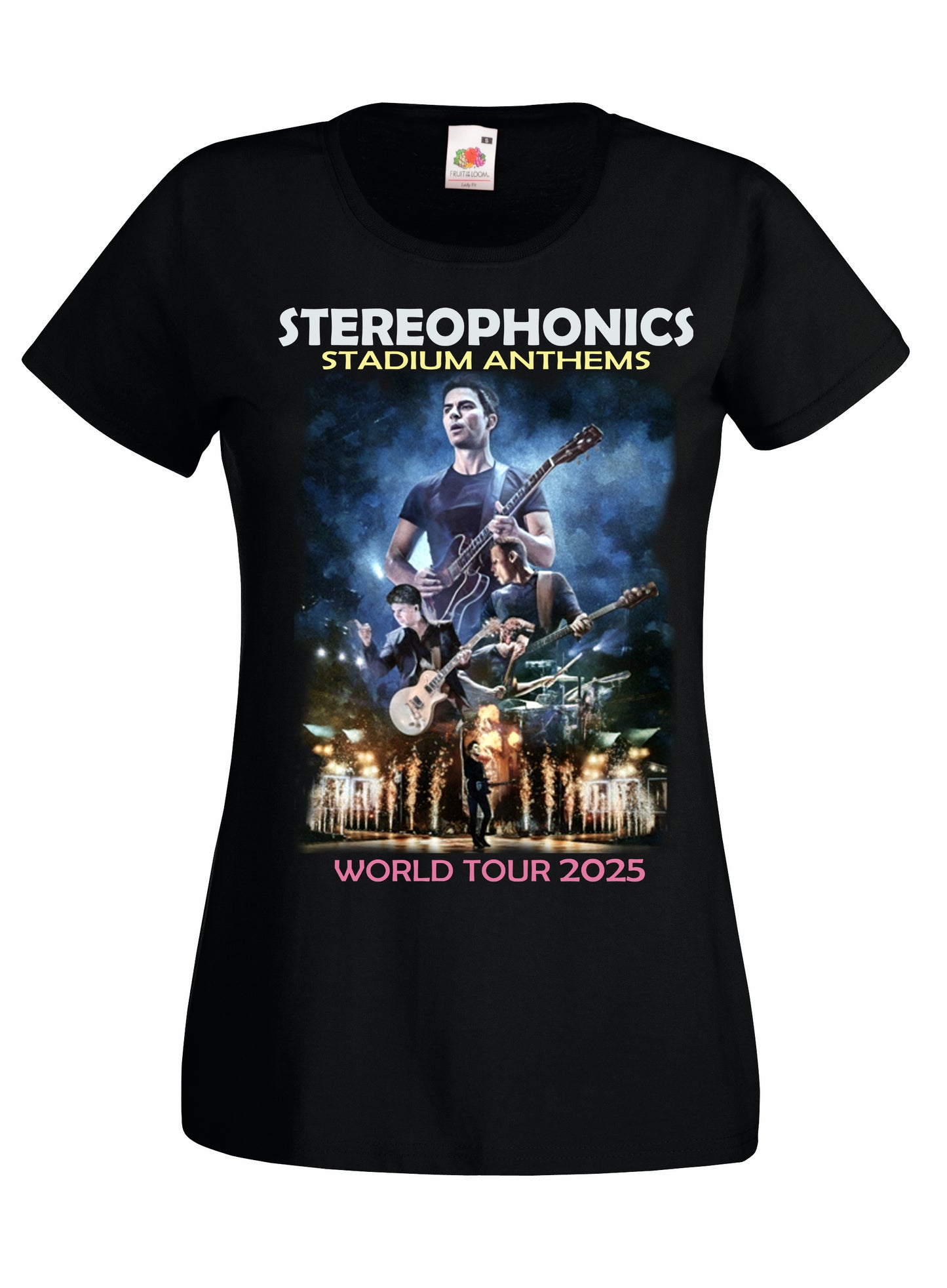 stereophonics world tour Dublin merch tshirt