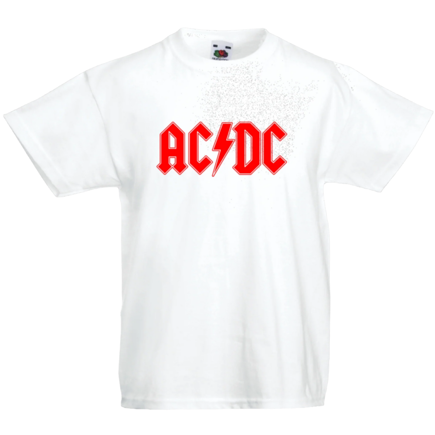 ACDC Logo White T-Shirt Design – Central T-Shirts