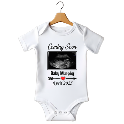 Baby vest with scan