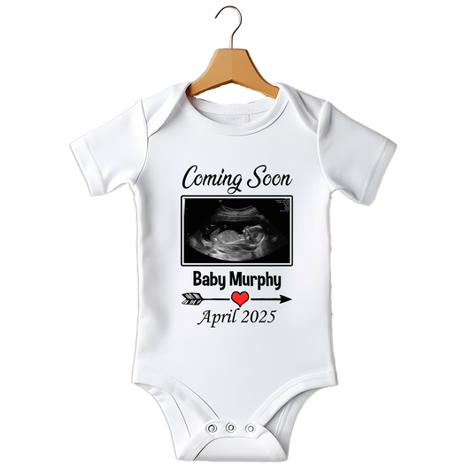 Baby vest with scan