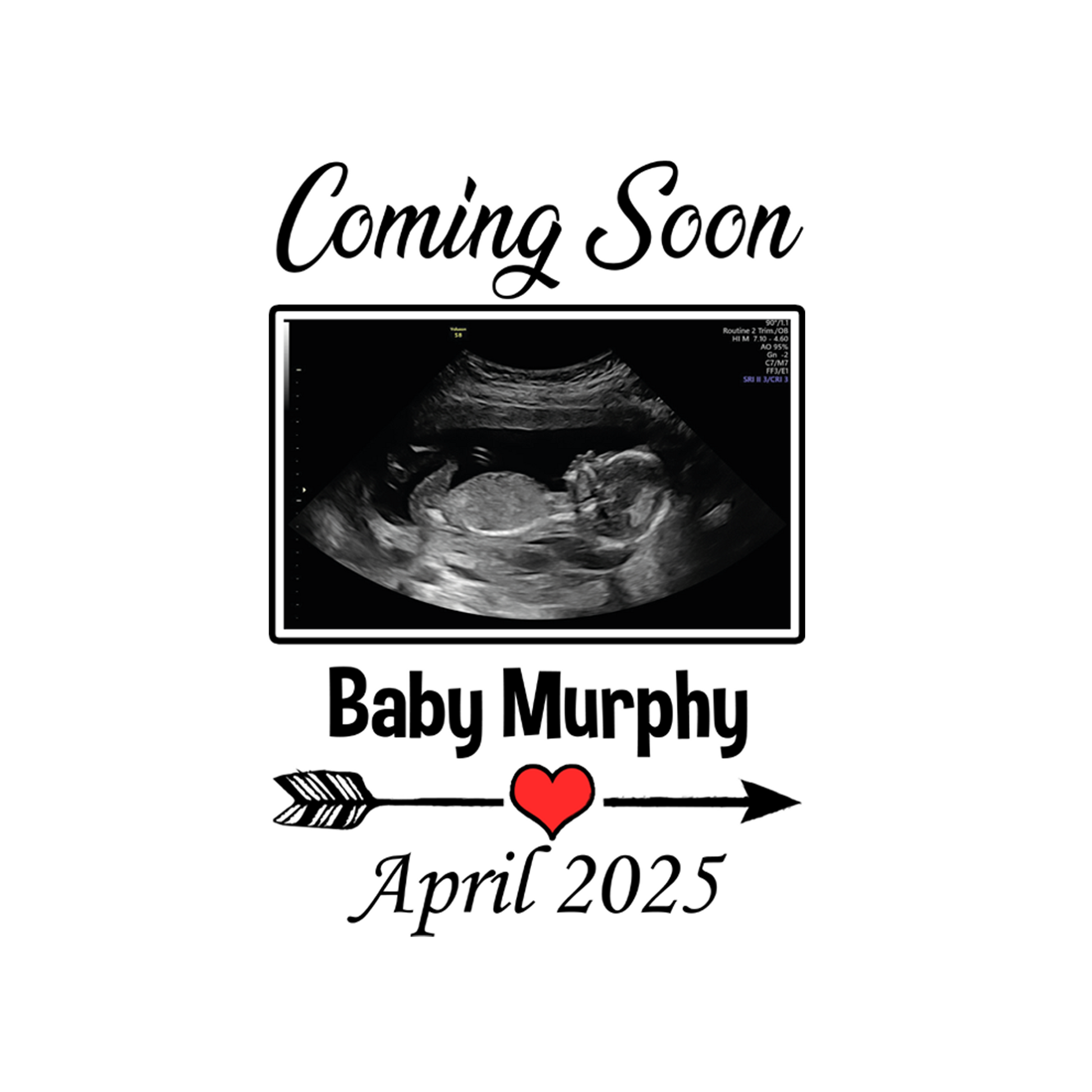 Baby vest design with scan