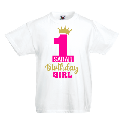 Birthday Girl Tshirt 1st,2nd,3rd,4th