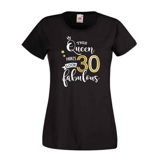 Birthday Tshirt  Queen 30th, 40th, 50th,60th