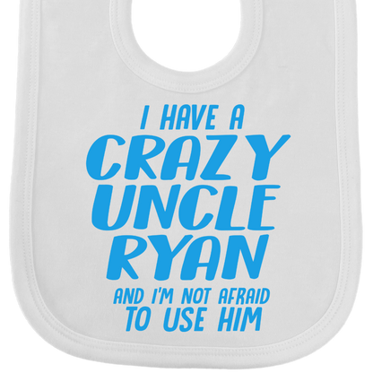 CRAZY UNCLE baby Bib