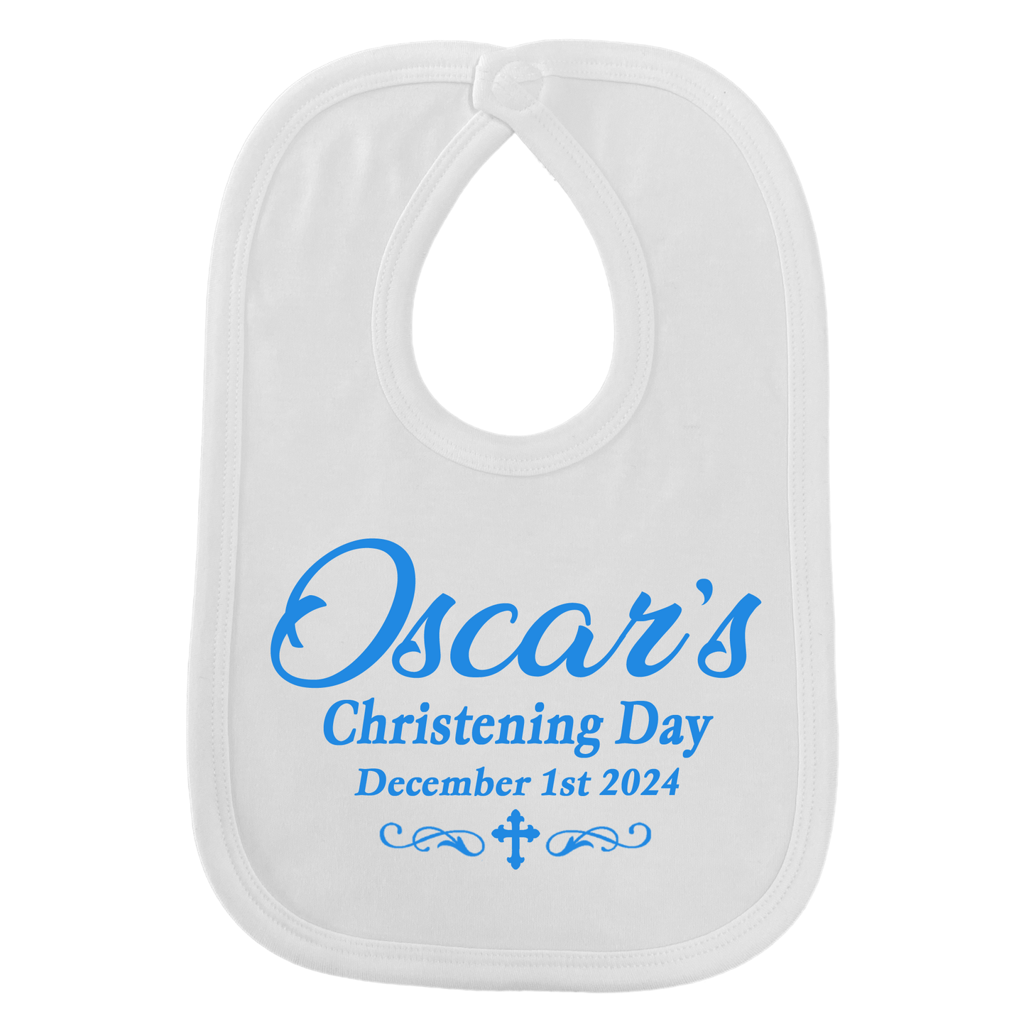 Christening Custom Bib