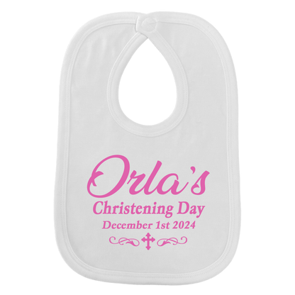 Christening Custom Bib