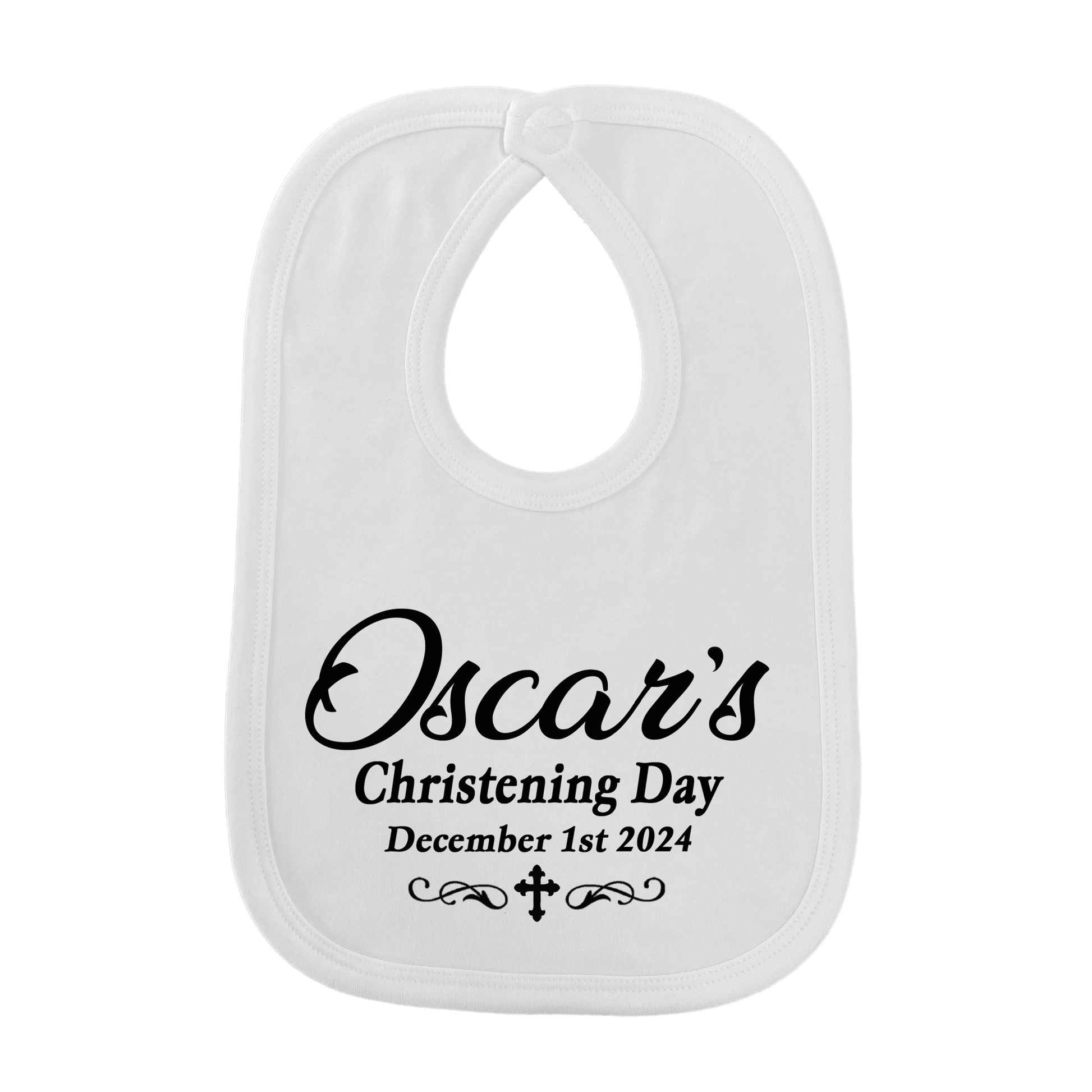 Christening Custom Bib