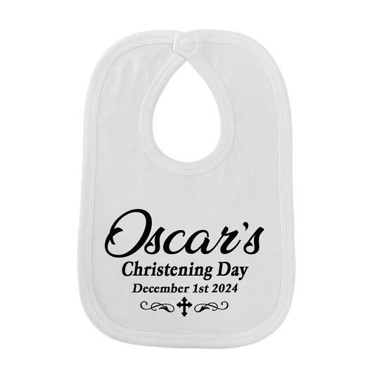 Christening Custom Bib