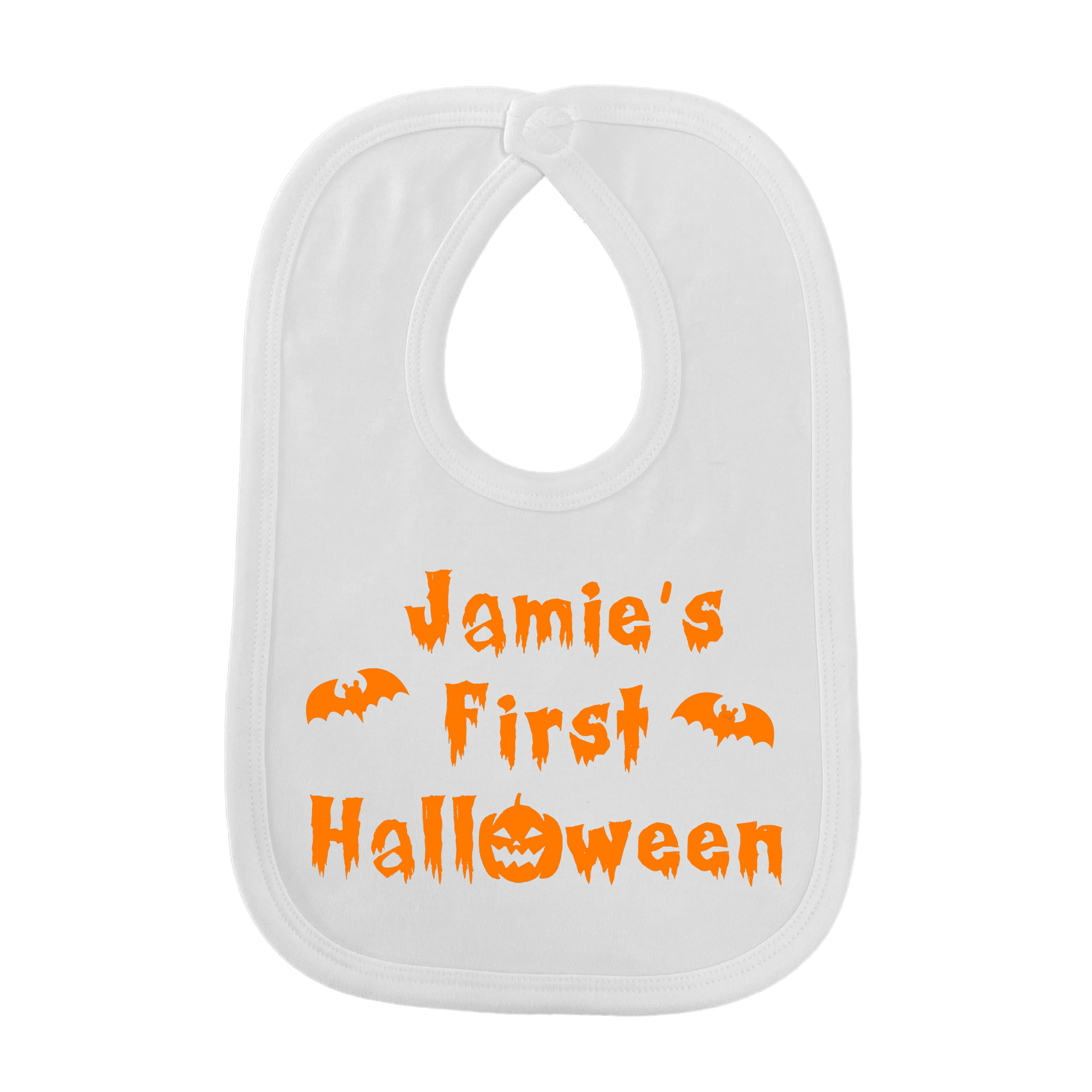 First Halloween Bib