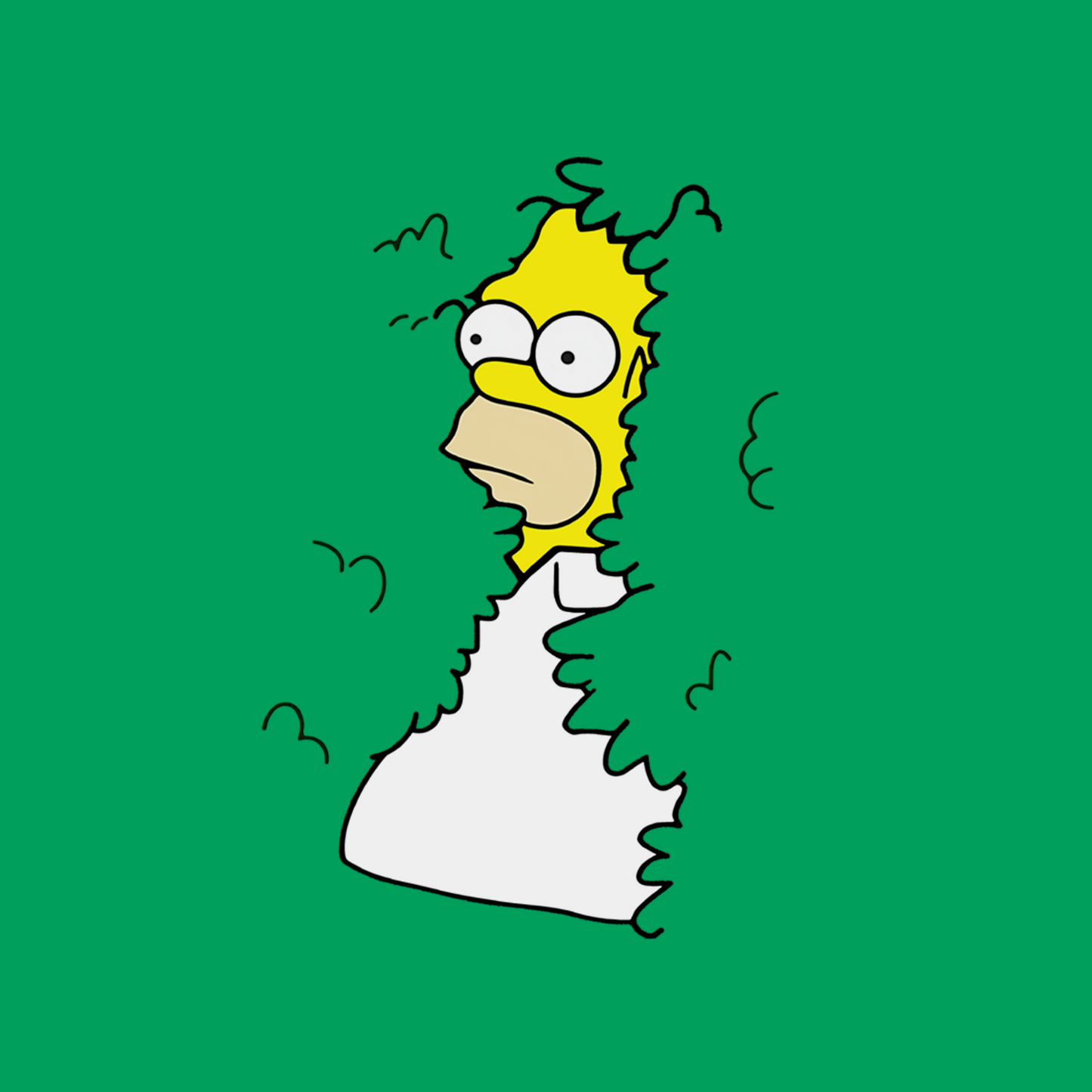 Homer in the Bushes T-Shirt