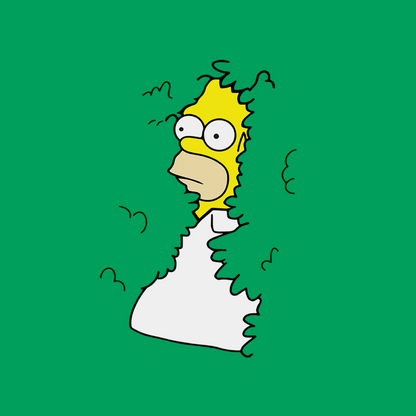 Homer in the Bushes T-Shirt