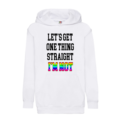 Let's Get One Thing Straight