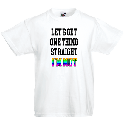 Let's Get One Thing Straight