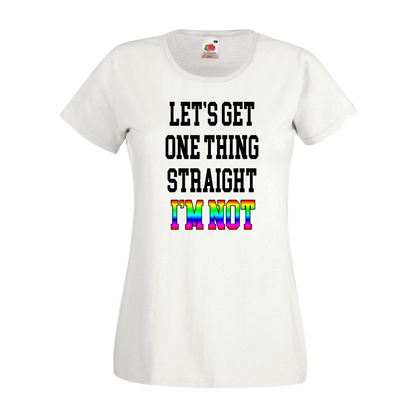 Let's Get One Thing Straight