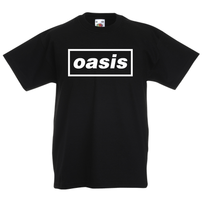 Oasis Black Kids T-Shirt