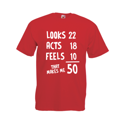 50 birthday t-shirt