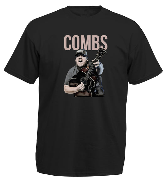 Luke Combs Black Concert  Tshirt