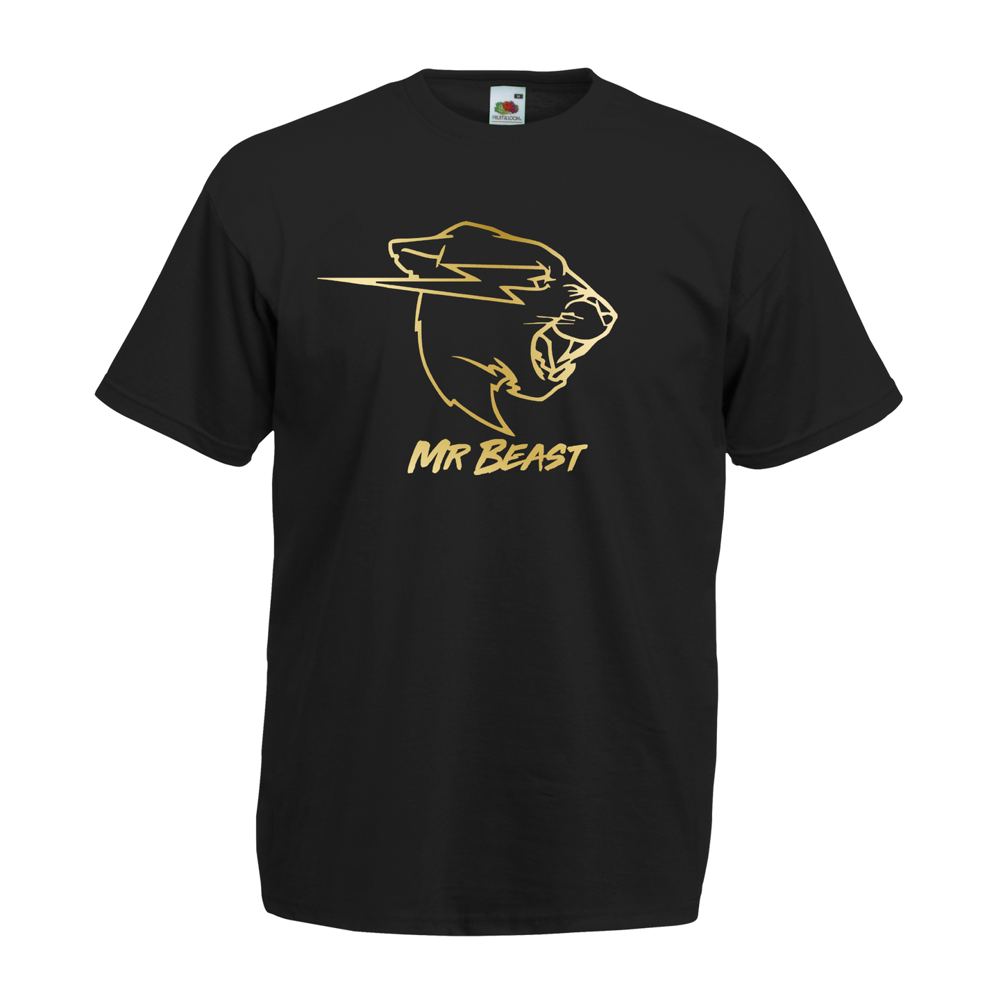 Mr. Beast Logo Gold