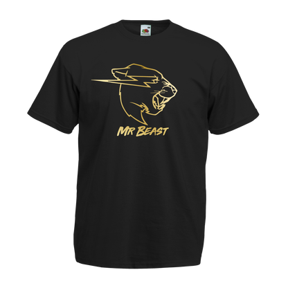 Mr. Beast Logo Gold