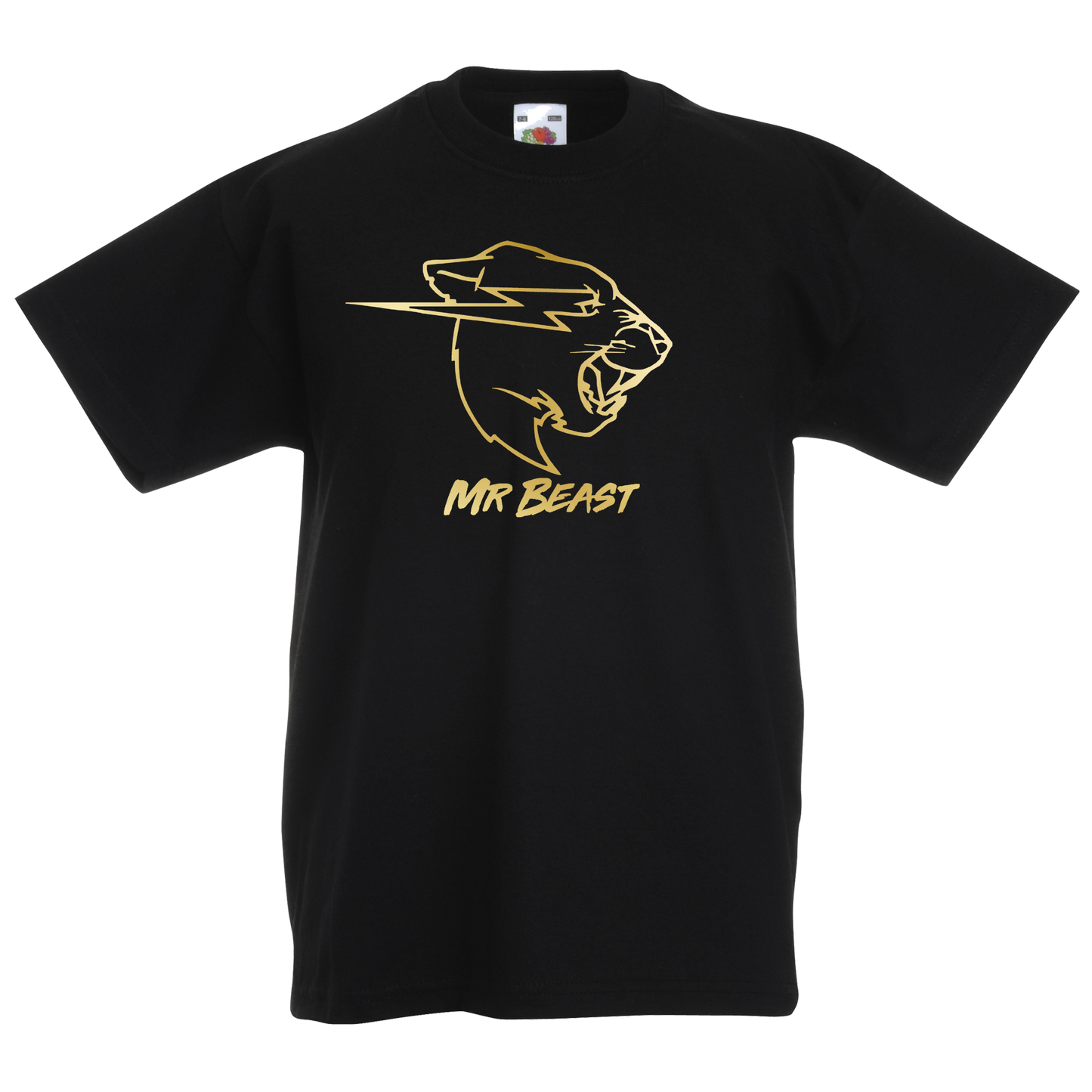 Mr. Beast Logo Gold