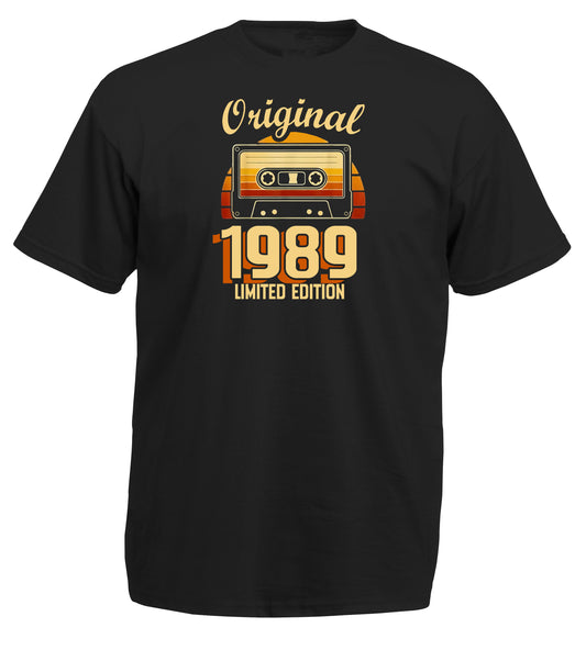 Original Vintage Cassete Tape Birthday Tshirt