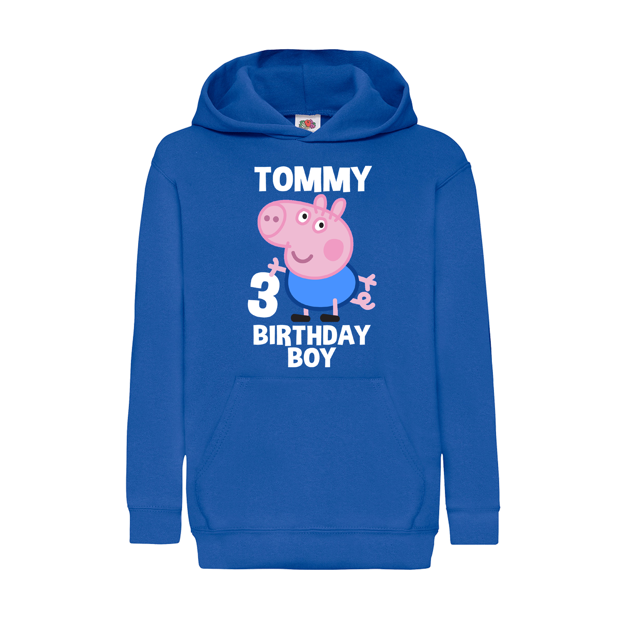 Sudadera Con Capucha De George Pig (Peppa Pig) Para Niños - Verde, Con Estampados De Amigos, Licencia Oficial