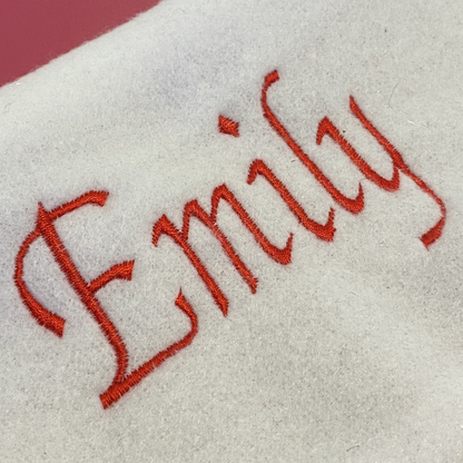 Custom Letter To Santa Stocking