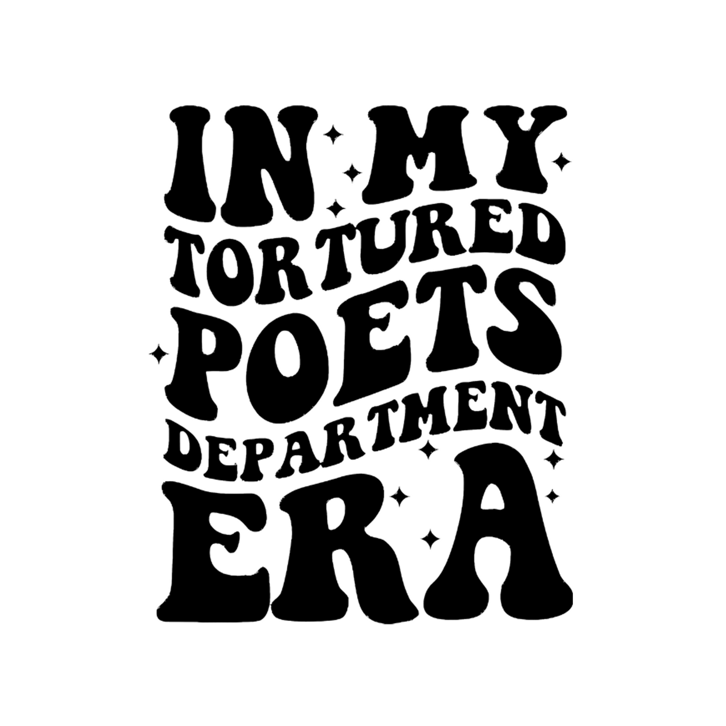 In my Tortured Poets Era - Black