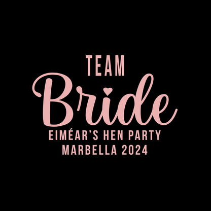 Team Bride - Light Pink