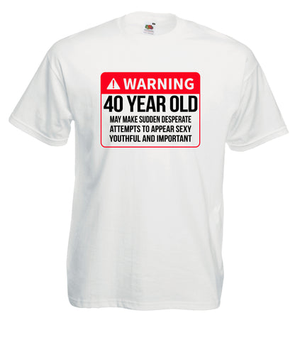 Birthday Warning Tshirt