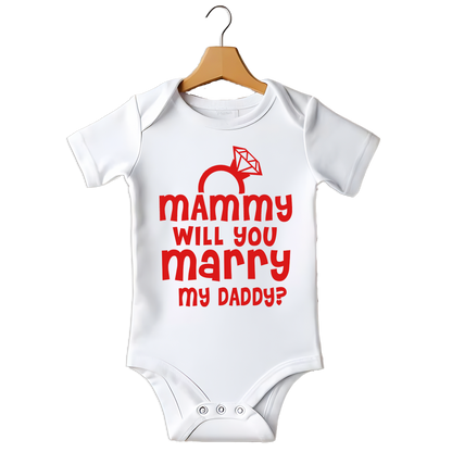 Mammy Will You Marry My Daddy? Babygrow